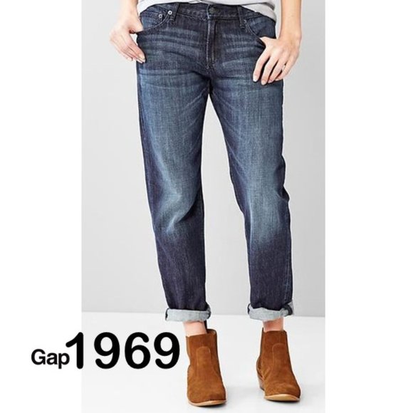 GAP Denim - GAP 1969 SEXY BOYFRIEND CROP VINTAGE WASH 31 NWT